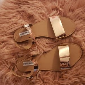 Bronze Steve Madden sandals